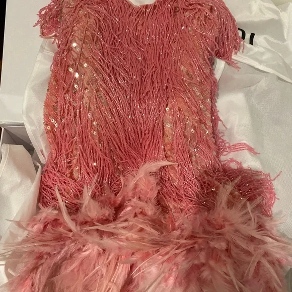 Nadine Merabi Lottie Pink Dress XS / US 2 - Picture 12 of 14